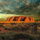 Uluru bei Sonnenuntergang