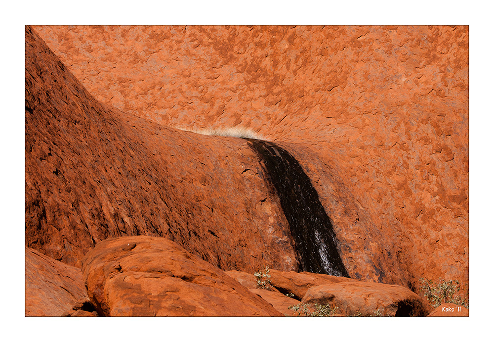 Uluru - Detail im Osten