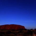 Uluru im Mondschein