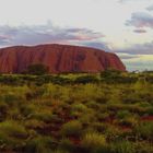 Uluru im Regen 
