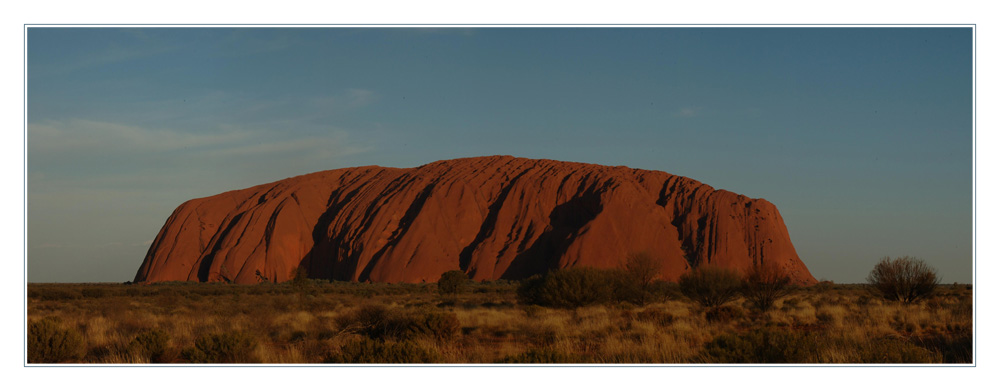 Uluru im Sonnenuntergang