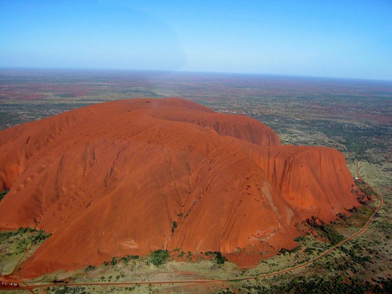 Uluru in der Abendsonne