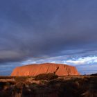 Uluru - Sunset in Rain