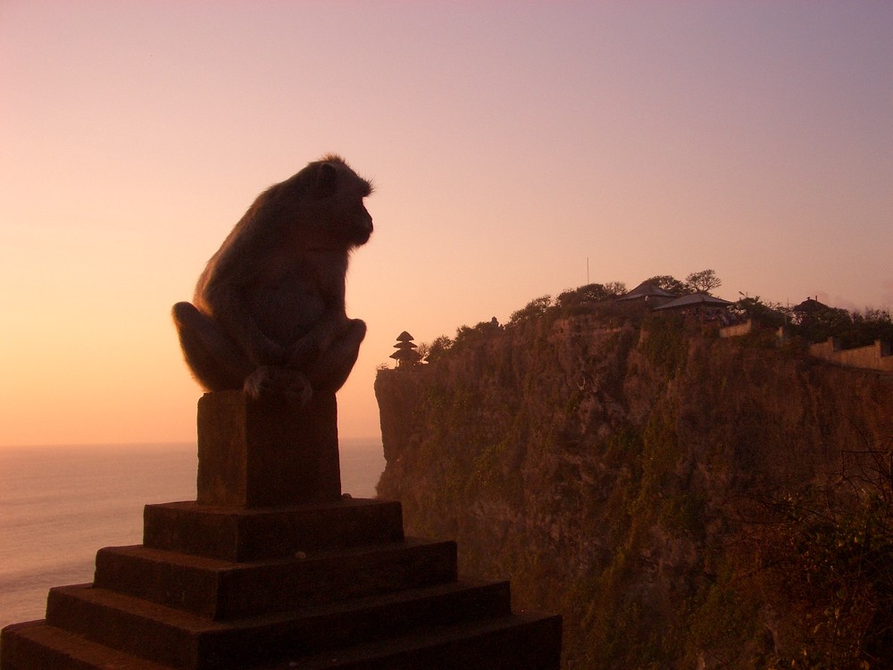 Uluwatu bei Sonnenuntergang