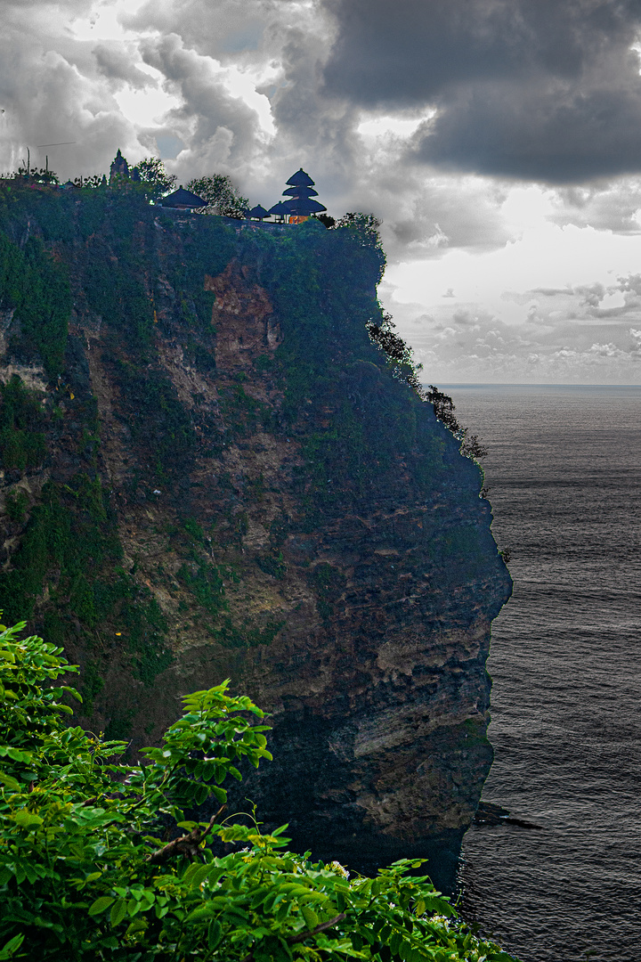 Uluwatu coast under heavy weather