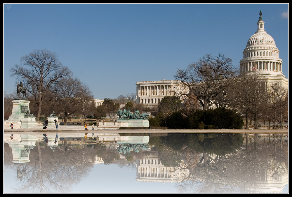 Ulysses S. Grant Memorial and The Capitol