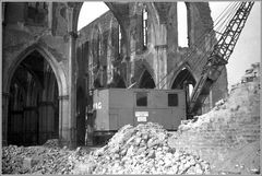 um 1950 Köln-Mülheim- Trümmerkirche -1-