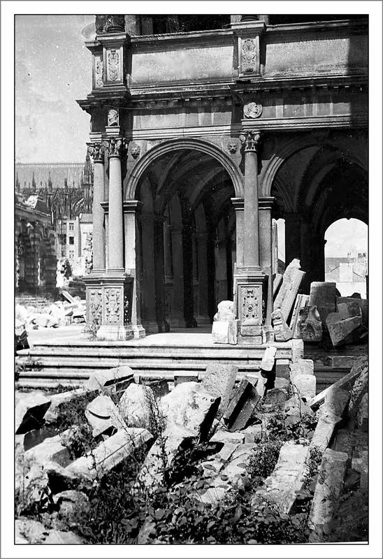 um 1950 Köln - Rathausplatz -2-