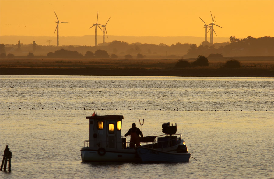 um 6.00 am Ummanzer Bodden von Ralf Bergau