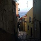 um beco em Lisboa