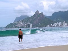 Um carioca na praia