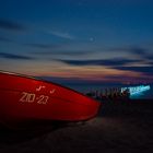 um Mitternacht am Strand