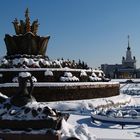 um Schnee zu sehen, fährt man nach Moskau