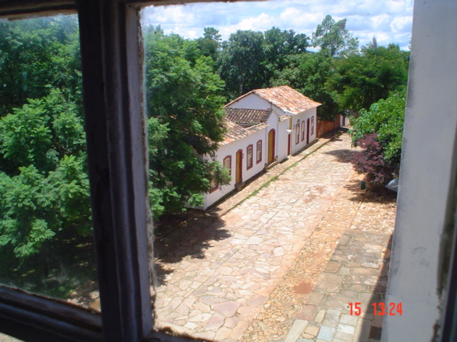 Uma rua tranquila do interior das Minas Gerais- Brasil