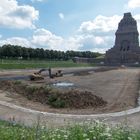 Umbau am Völkerschlachtdenkmal in Leipzig