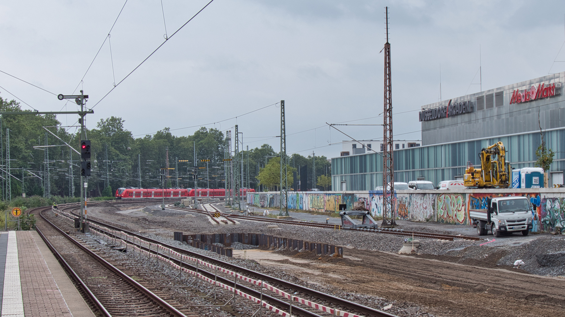 Umbau des Bahnhofs Düsseldorf-Bilk (1)