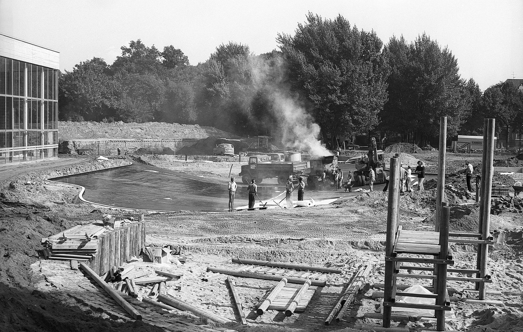 Umbau Heubergpark Wesel, 1980