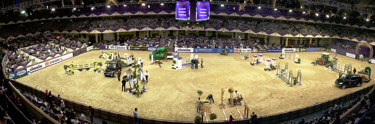 Umbau in der Frankfurter Festhalle