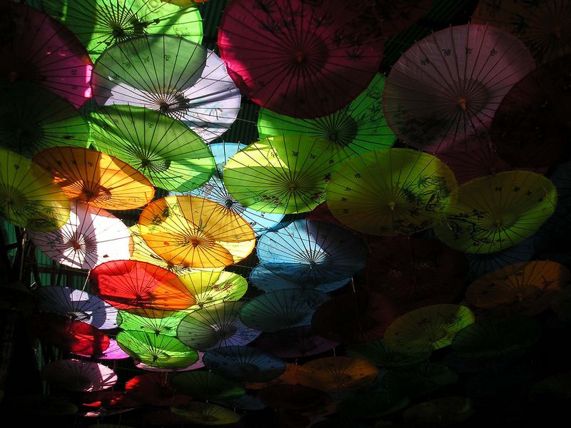 umbrella ceiling