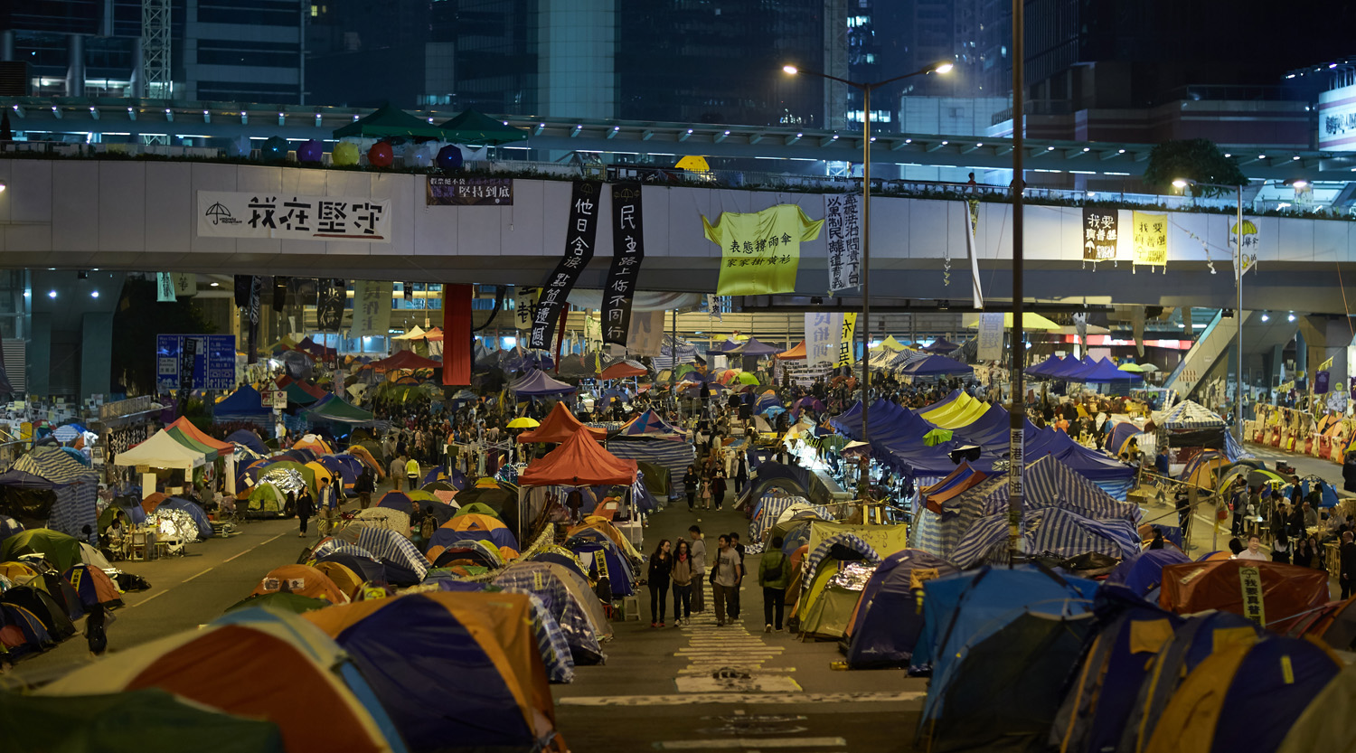 Umbrella Movement, Hongkong