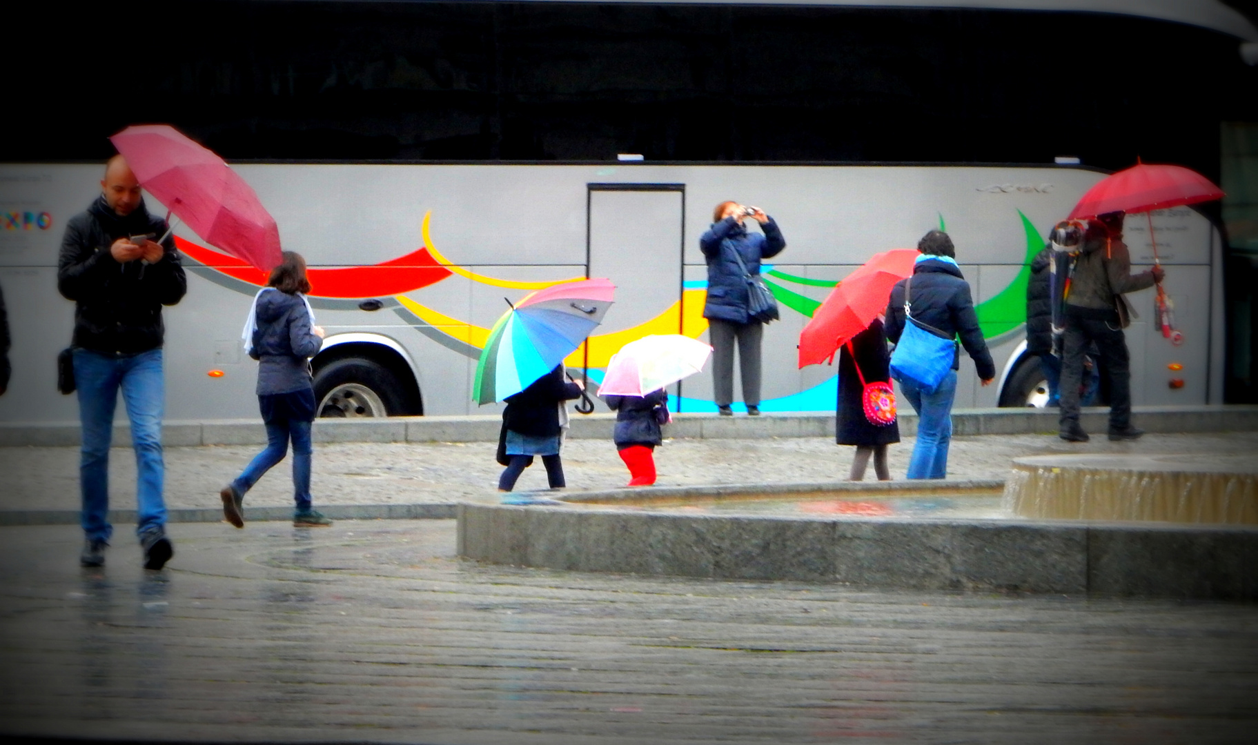 umbrellas