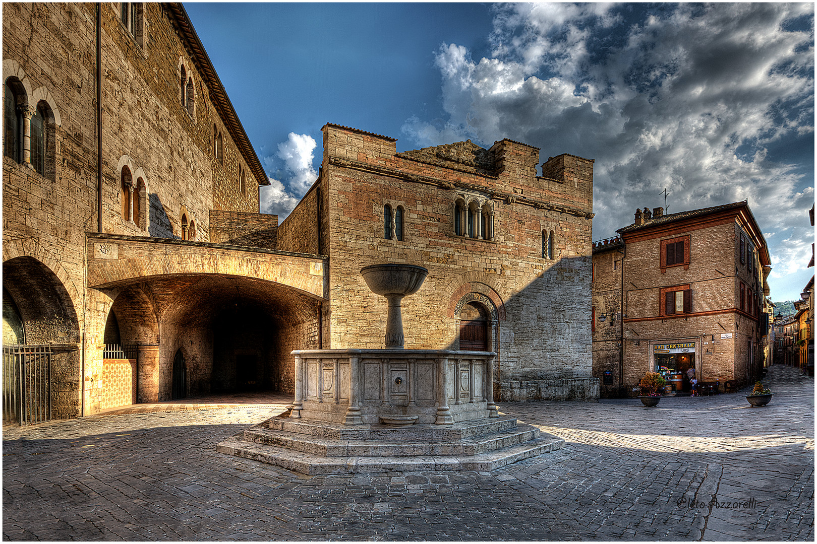 Umbria Bevagna Piazza Silvestri