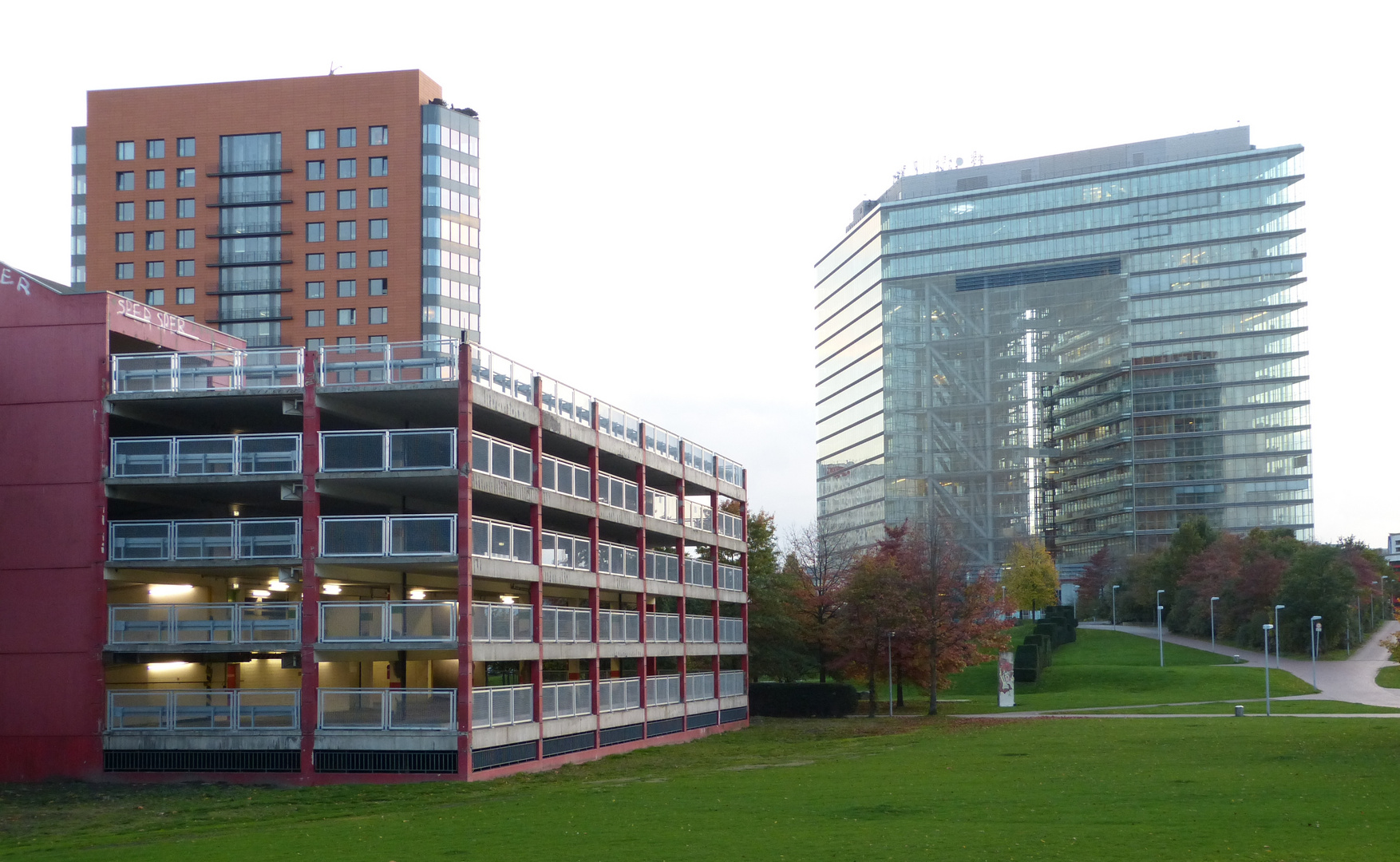 umgebautes Parkhaus Moselstraße