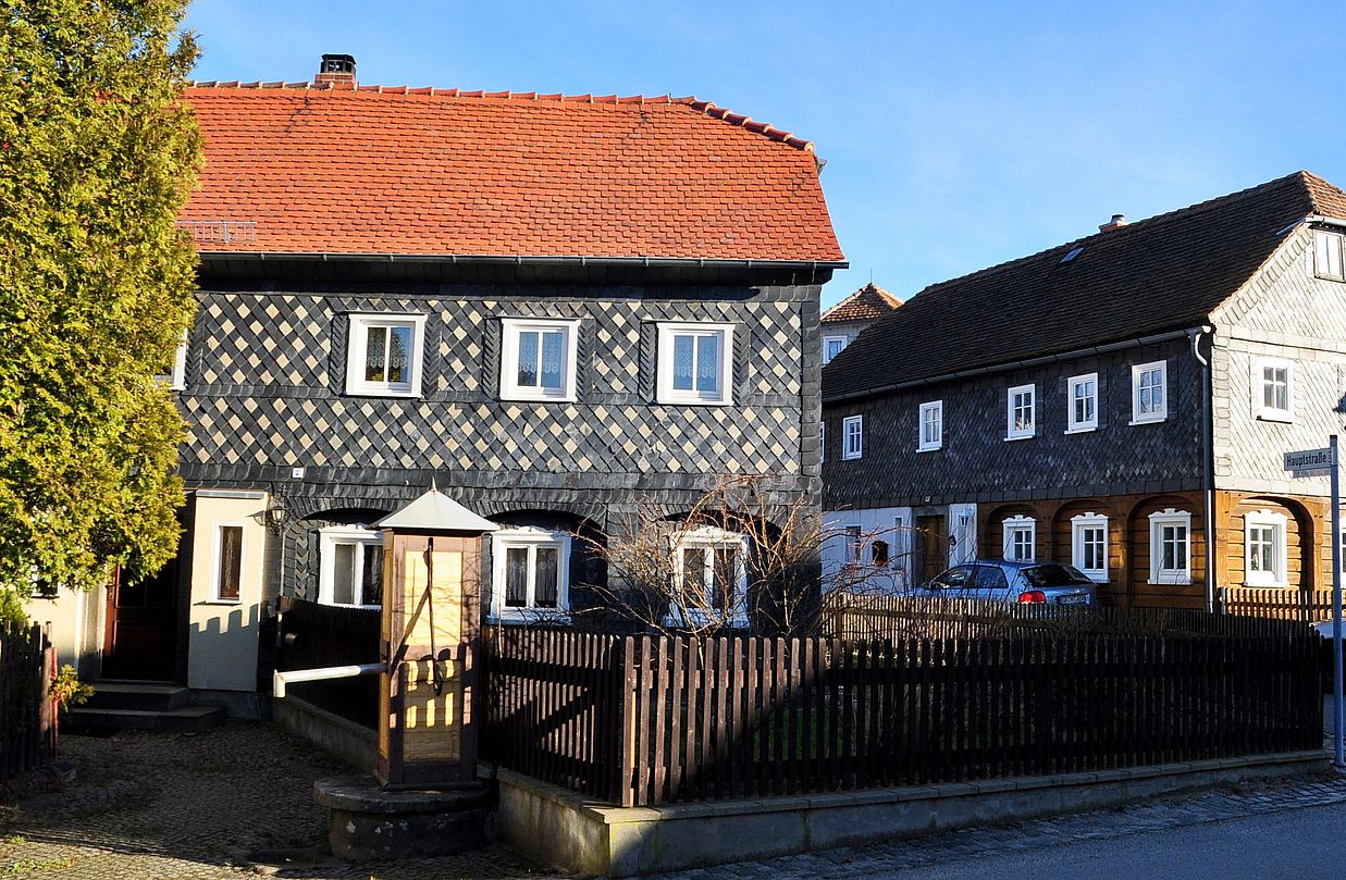 Umgebindehaus-Ensemble in Obercunnersdorf