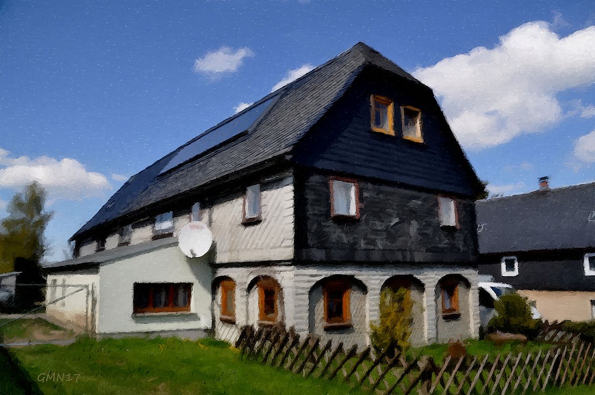 Umgebindehaus in Schönbach