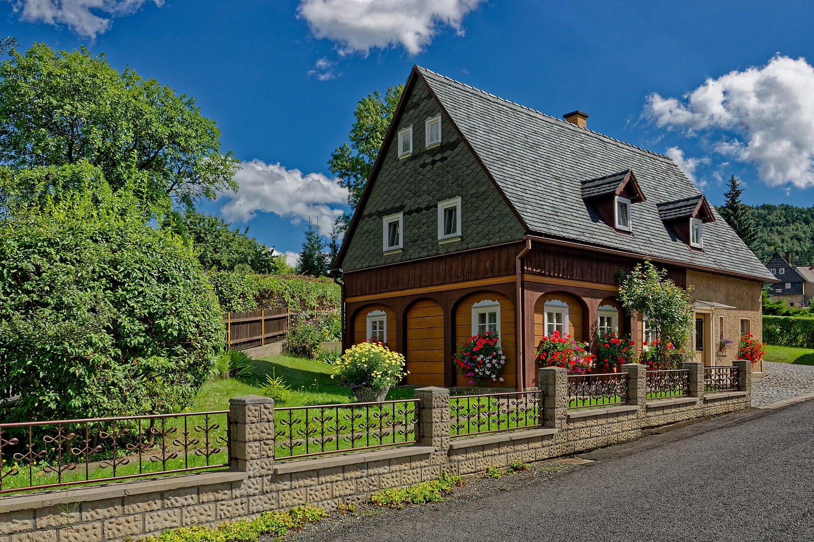 Umgebindehaus in Waltersdorf