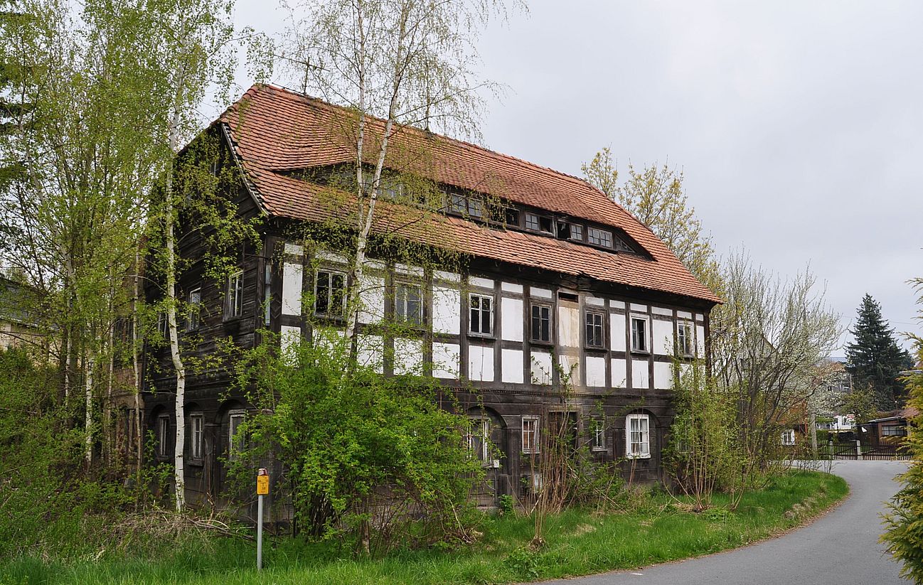 Umgebindehaus-Ruine