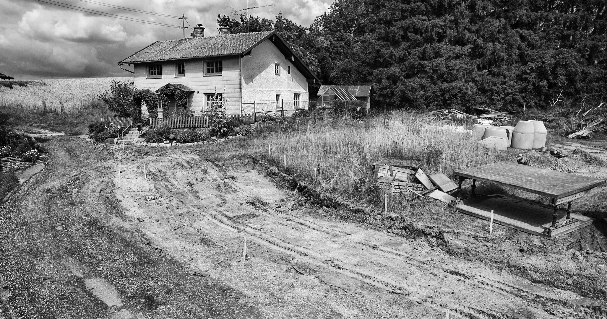 Umgehungsstraßenendanfangspunkt der Weitsichtigkeit