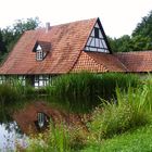 Umgesetztes Bauernhaus im Kloster Vessra (Thür.)