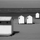 Umkleide-Häuschen am Strand von Zeebrugge (B)