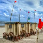 Umkleidekabine am Strand von Norderney