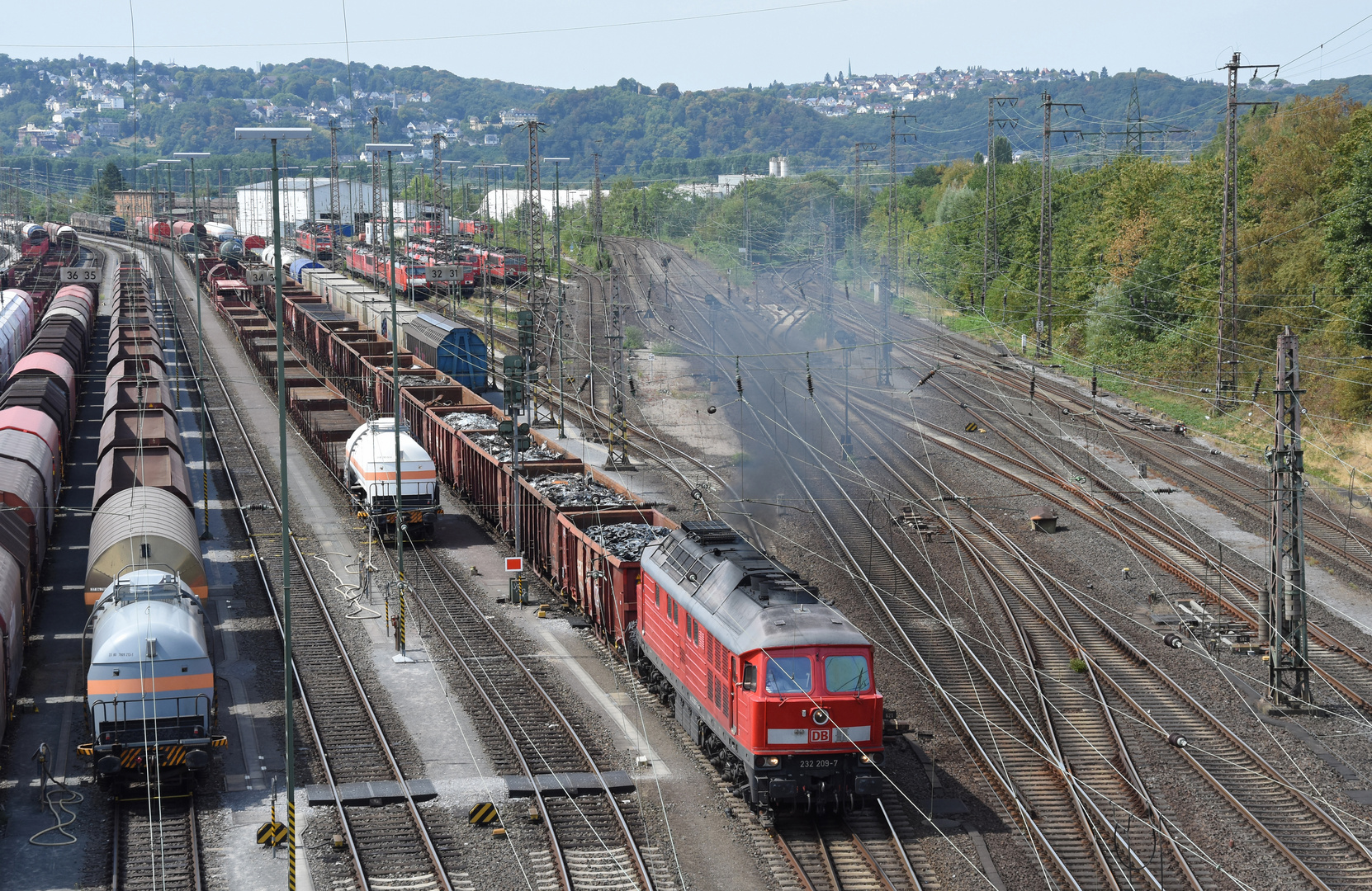 Umleitergüterzug 51353 mit Ludmilla