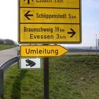 Umleitung für Kröten.