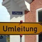 Umleitung Luftgasse