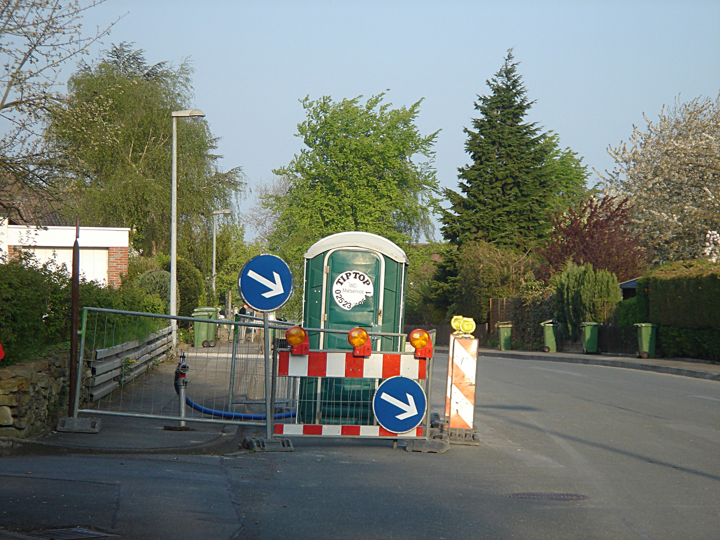 Umleitung wegen Tip-Top Dixi