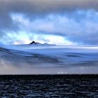 umrahmter Gletscher