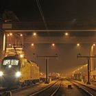 Umschlagbahnhof München Riem bei Nacht