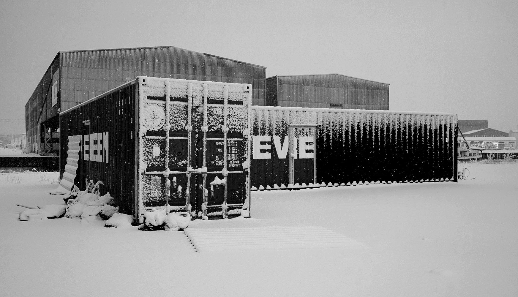Umschlagplatz Foto & Bild winter, schnee, hafen Bilder auf