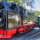 Umsetzen der Lok im Bahnhof Ostseebad Göhren