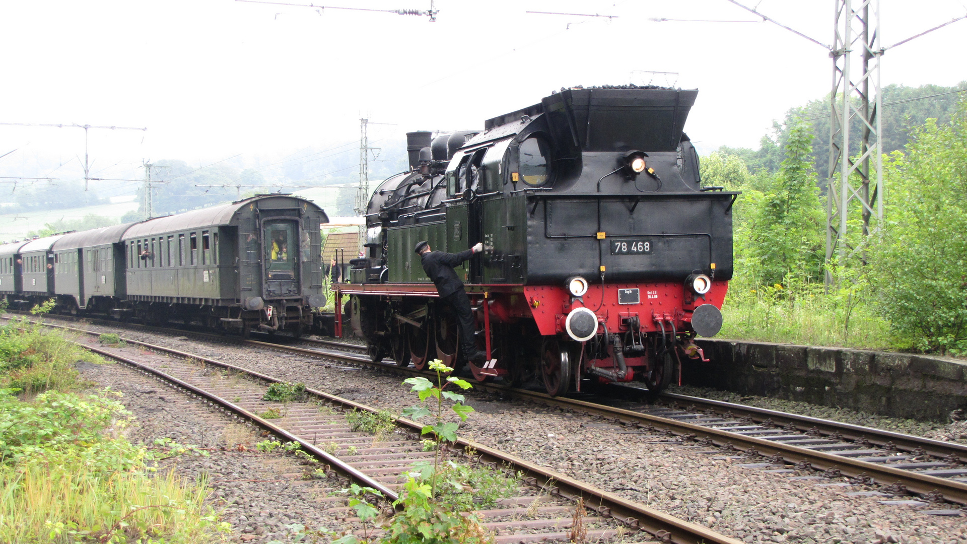 Umsetzen im Bahnhof Himmighausen