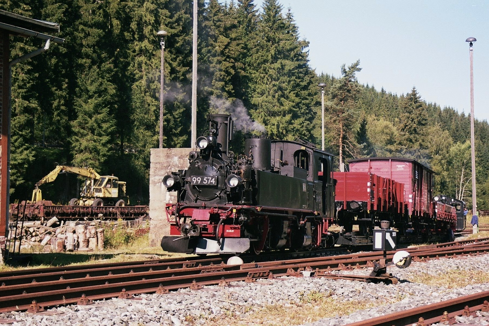 Umspuren von Normal. auf Schmalspur Foto & Bild schmalspur