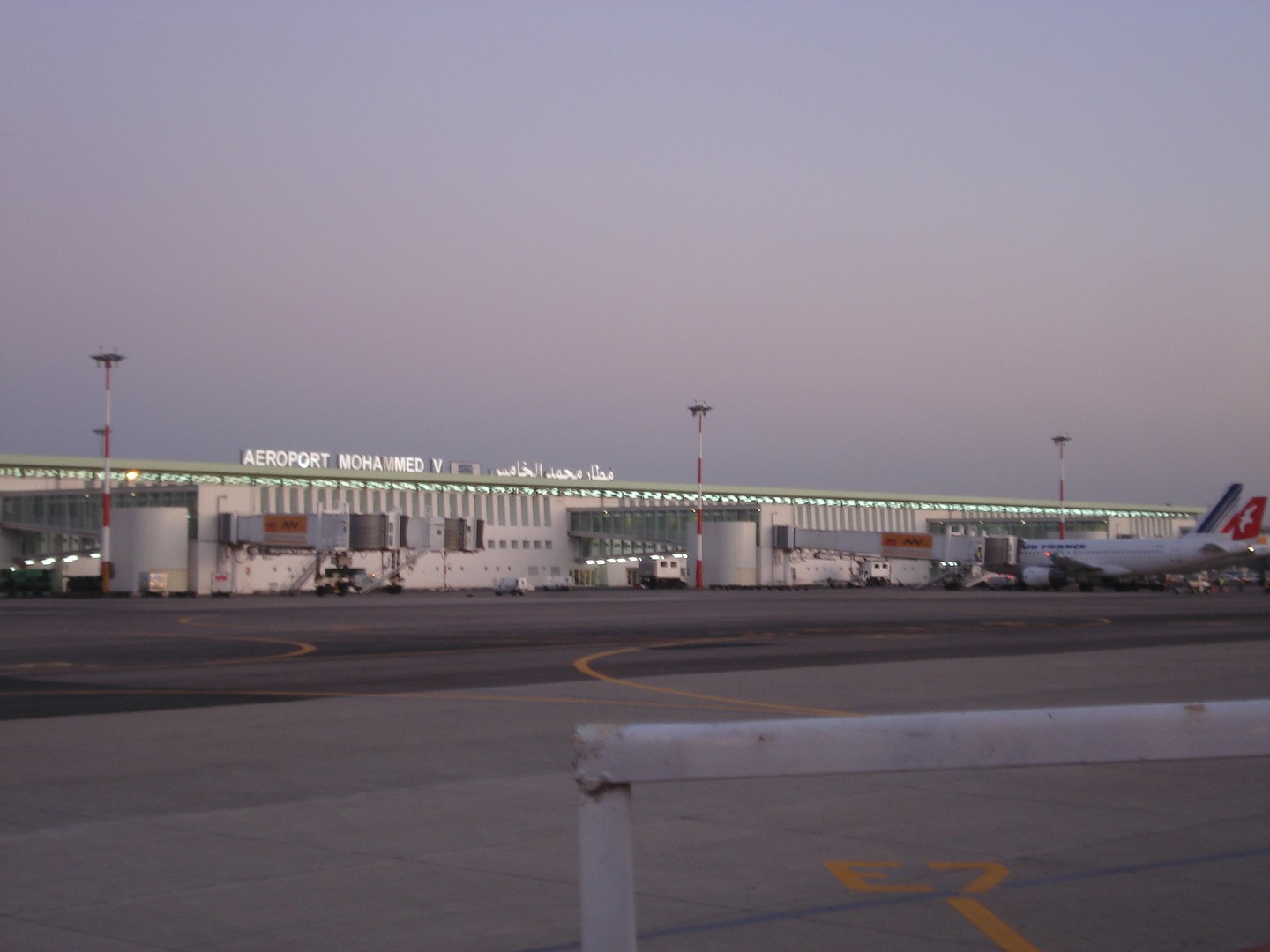 Umsteige-Airport Casablanca 4. Dez. 2009