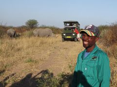 Umtrunk mit Nashörnern, Namibia 2012