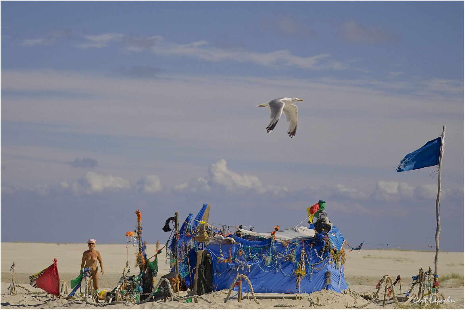 Umweltbewusstes Bauen konsequent umgesetzt am Strand auf Amrum.