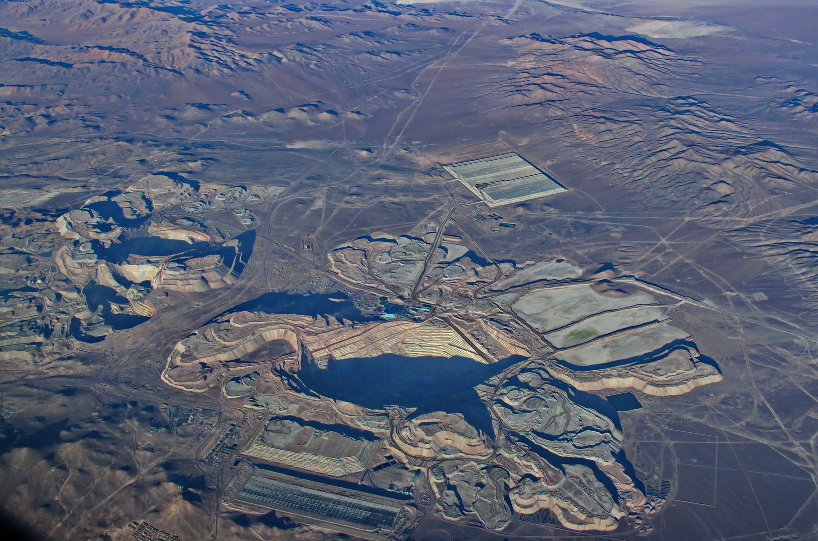 Umweltverschmutzung in der Atacamawüste in Chile