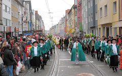 Umzug am Karnevalsdienstag im Kölner Stadtteil Sülz